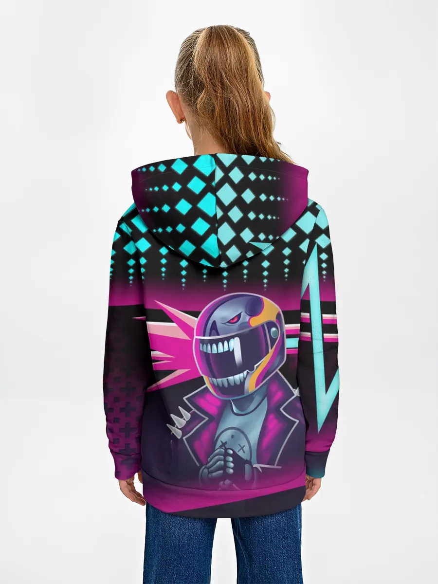 Детское худи / НЕОНОВЫЙ ГОНЩИК