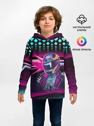 Детское худи / НЕОНОВЫЙ ГОНЩИК