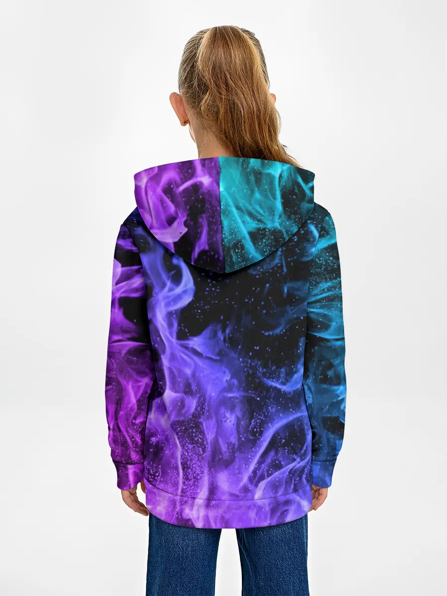 Детское худи / ОГОНЬ НЕОН