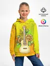 Детское худи / Гитара и подсолнухи