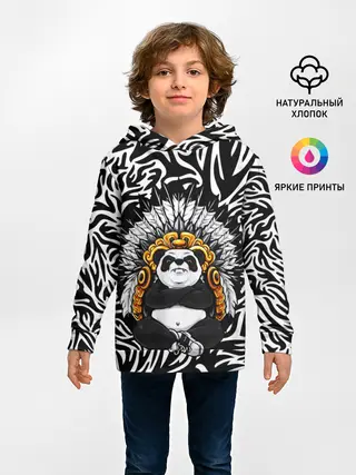 Детское худи / Мудрая Панда