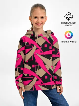 Детское худи / Яркий абстрактный узор