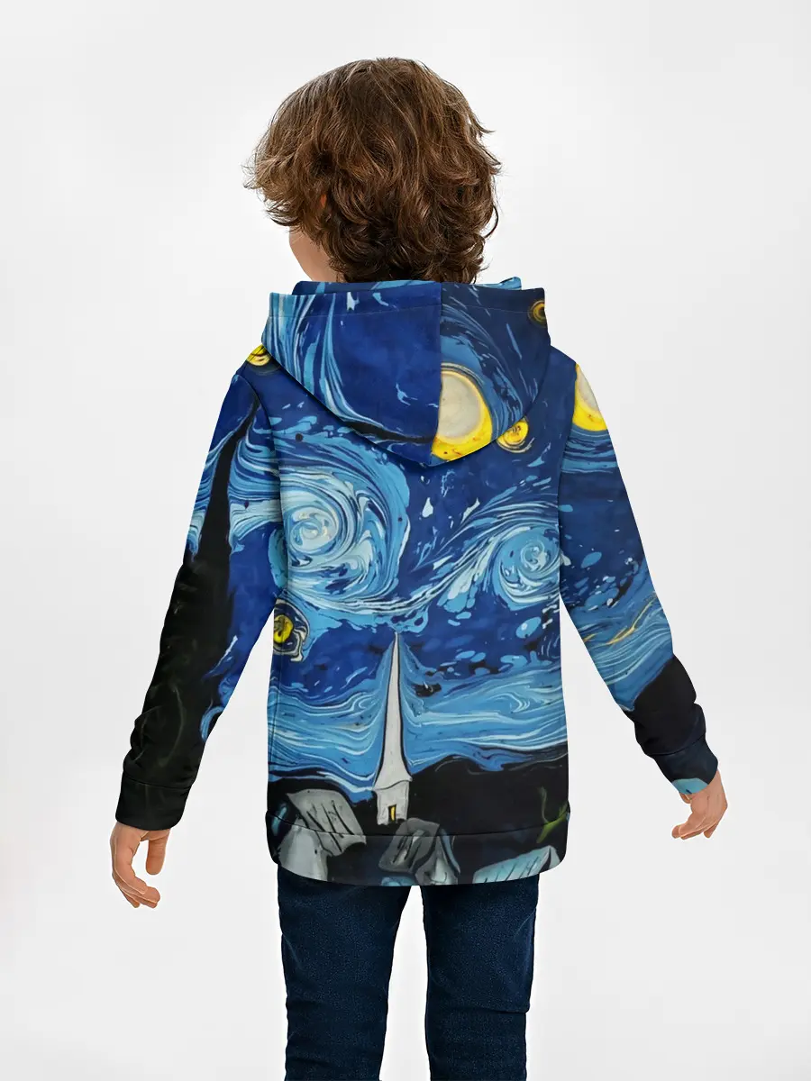 Детское худи / ЗВЁЗДНАЯ НОЧЬ ВАНГОГ