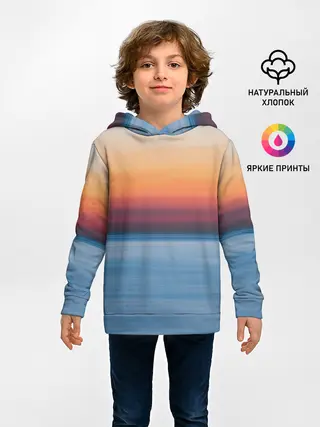 Детское худи / Рассвет на берегу