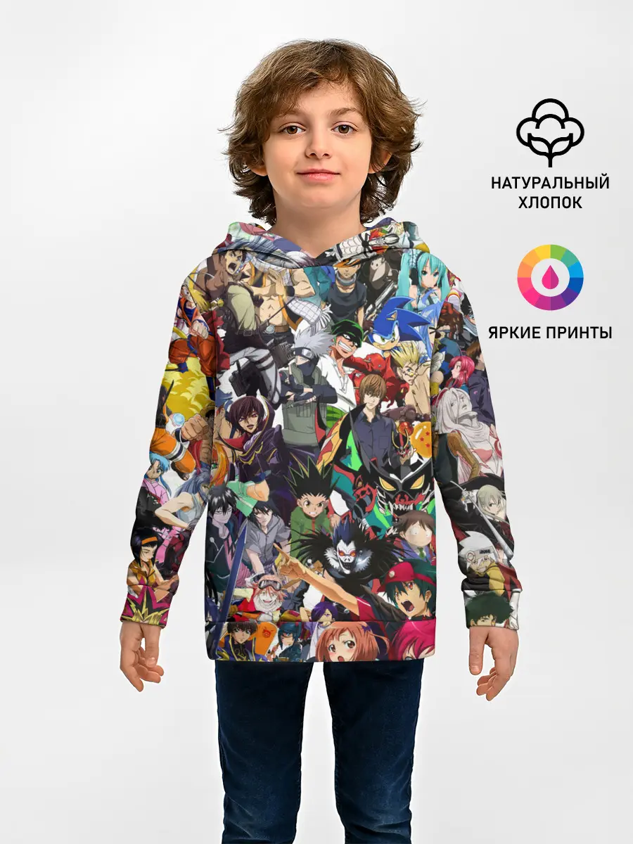 Детское худи / ACTION ANIME CHARACTERS!
