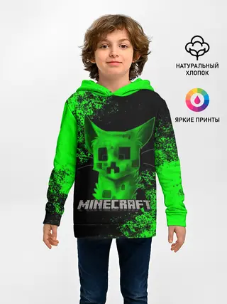 Детское худи / MINECRAFT CAT