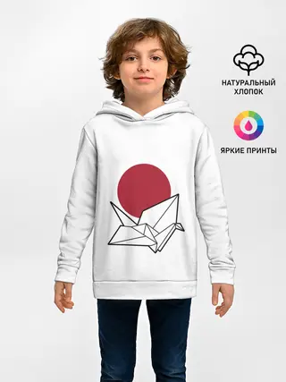 Детское худи / БУМАЖНЫЙ ЖУРАВЛЬ | PAPER CRANE