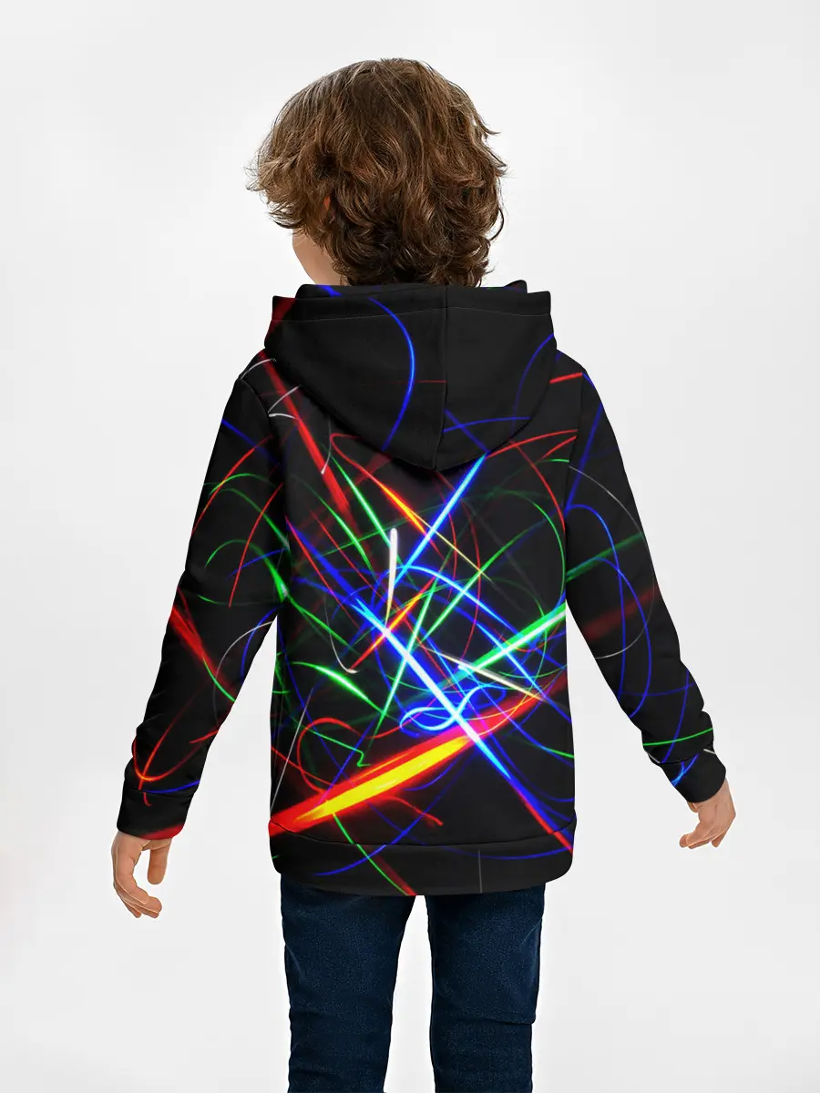 Детское худи / ФРАКТАЛЬНЫЕ ИСКРЫ