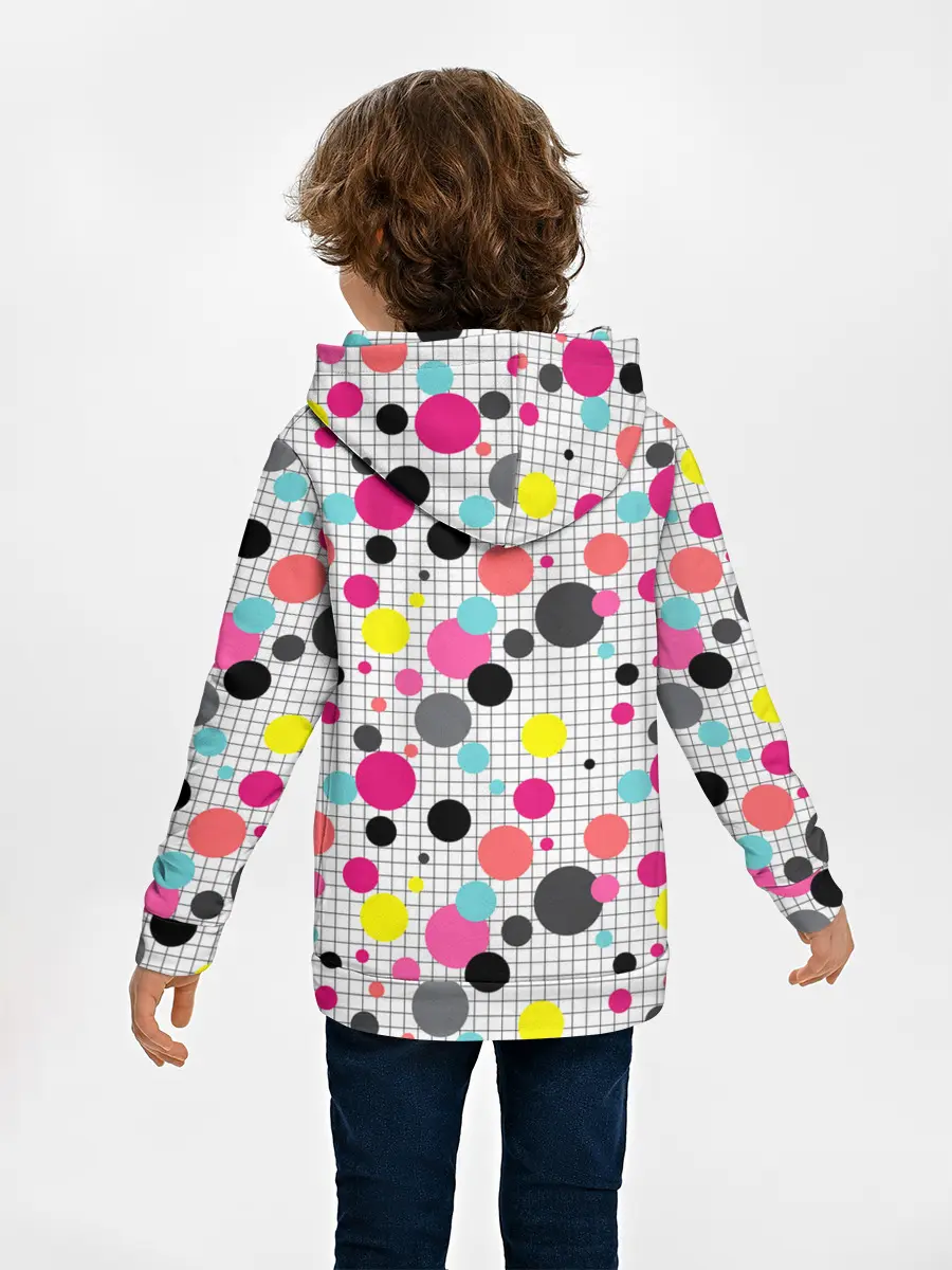 Детское худи / Горох разноцветный.