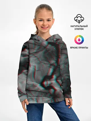 Детское худи / МОЛНИИ GLITCH