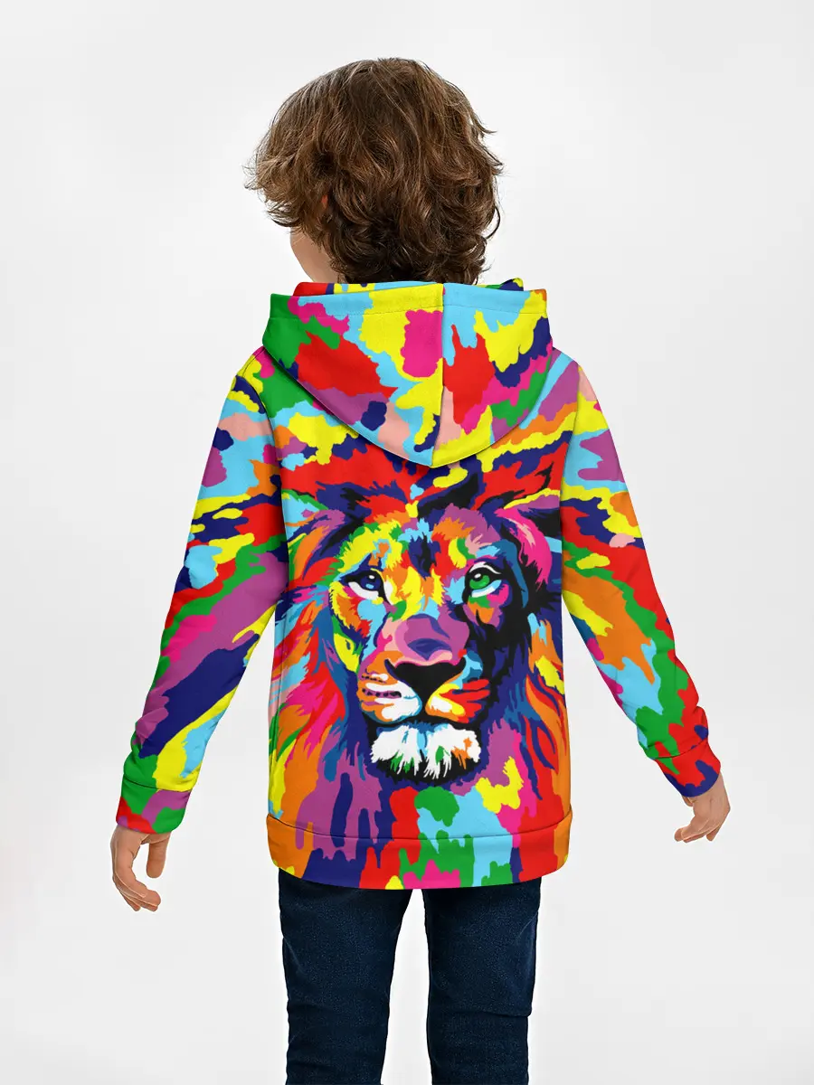 Детское худи / Лев Artistic Art