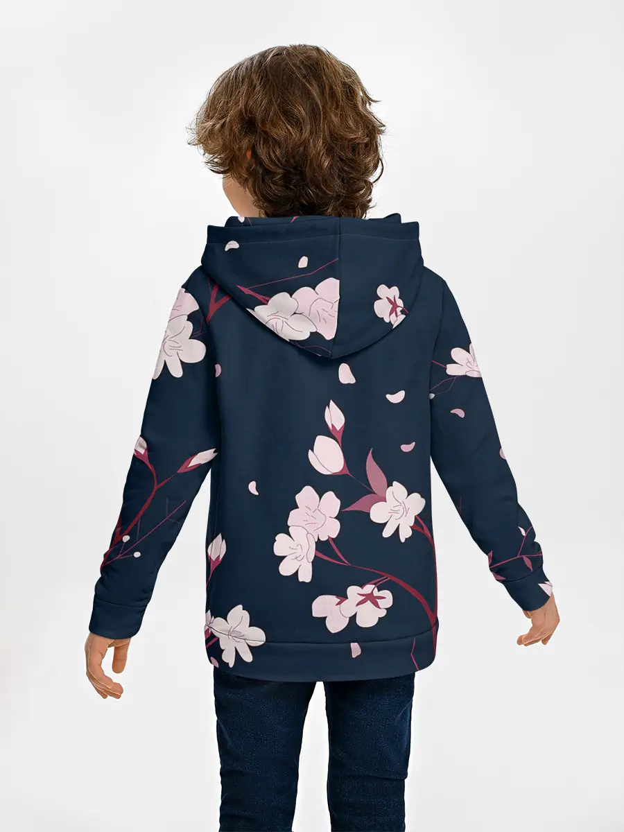 Детское худи / Веточки сакуры