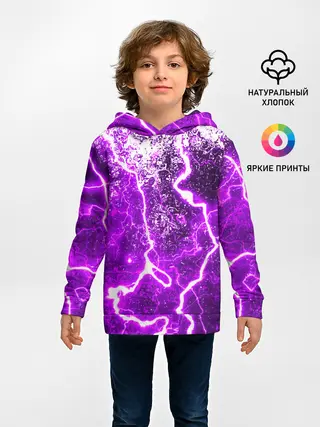 Детское худи / НЕОНОВЫЙ STORM