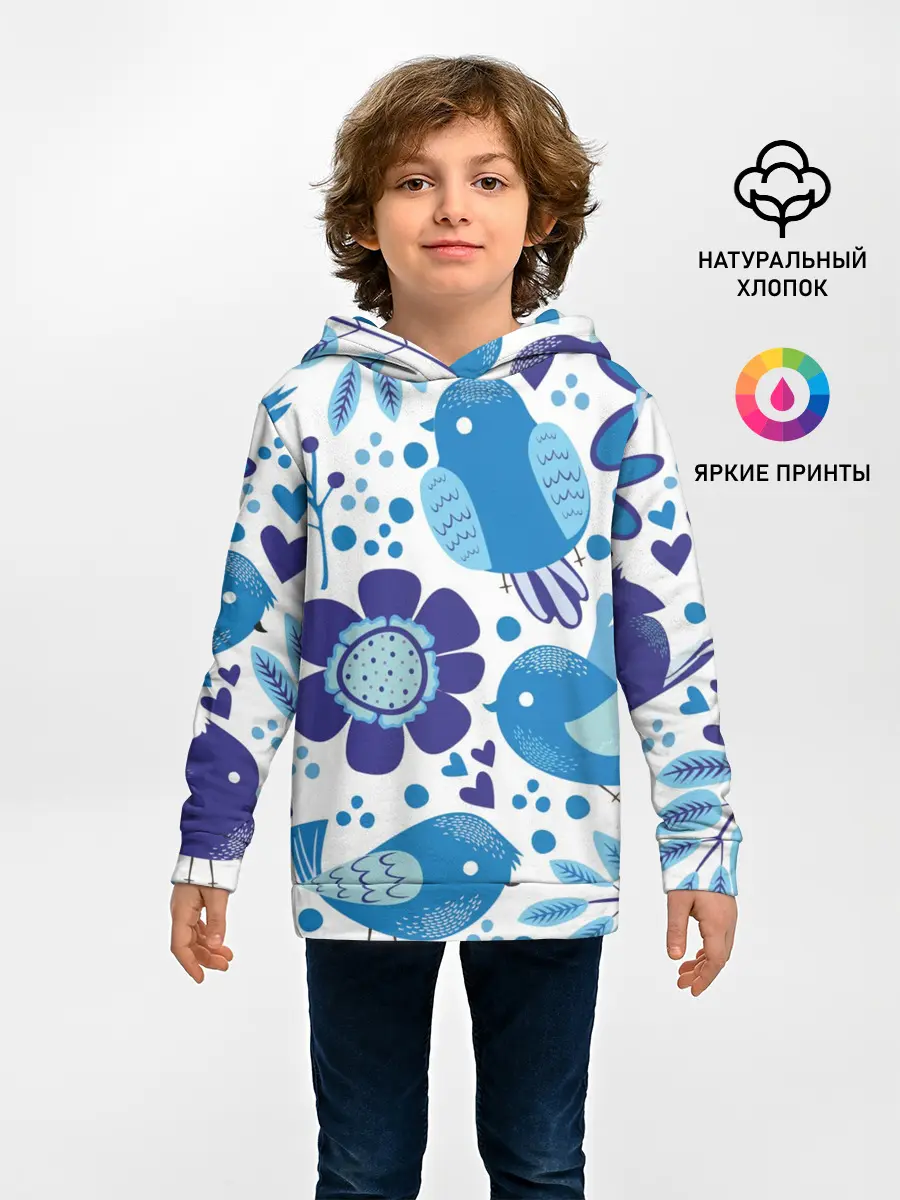 Детское худи / Воробушки