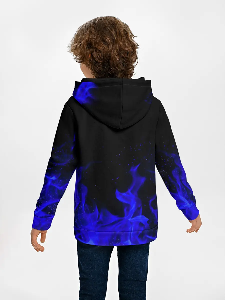 Детское худи / Синий Огонь