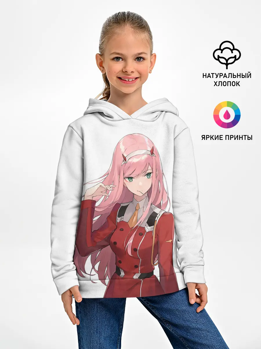 Детское худи / ноль два волосы