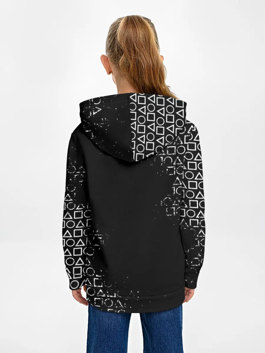 Детское худи / ИГРА В КАЛЬМАРА ТРЕУГОЛЬНИК | SQUID GAME