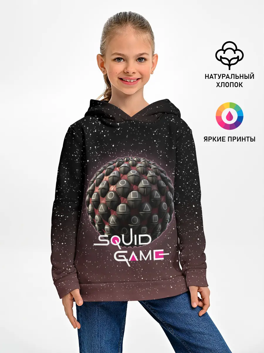 Детское худи / ПЛАНЕТА ИГР | ИГРА В КАЛЬМАРА