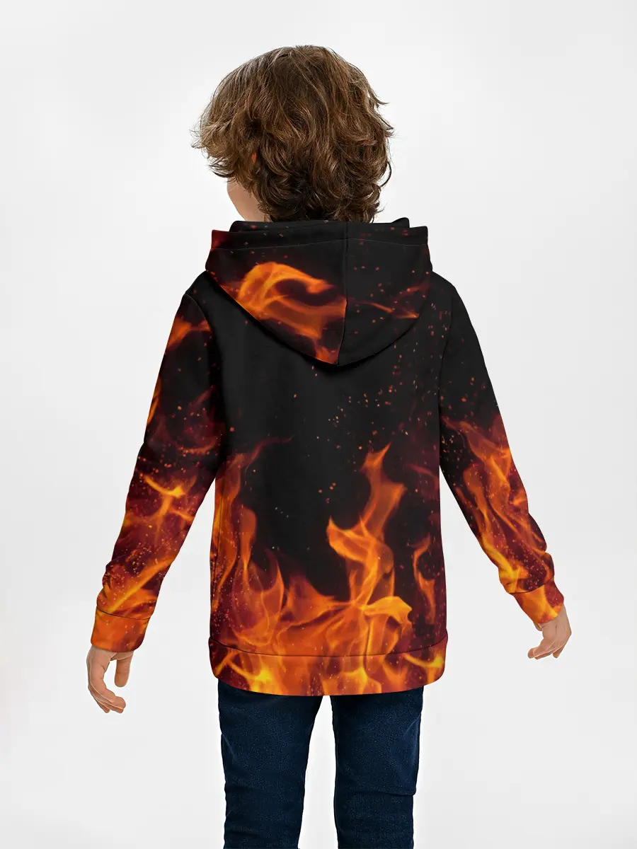 Детское худи / Огонь с искрами