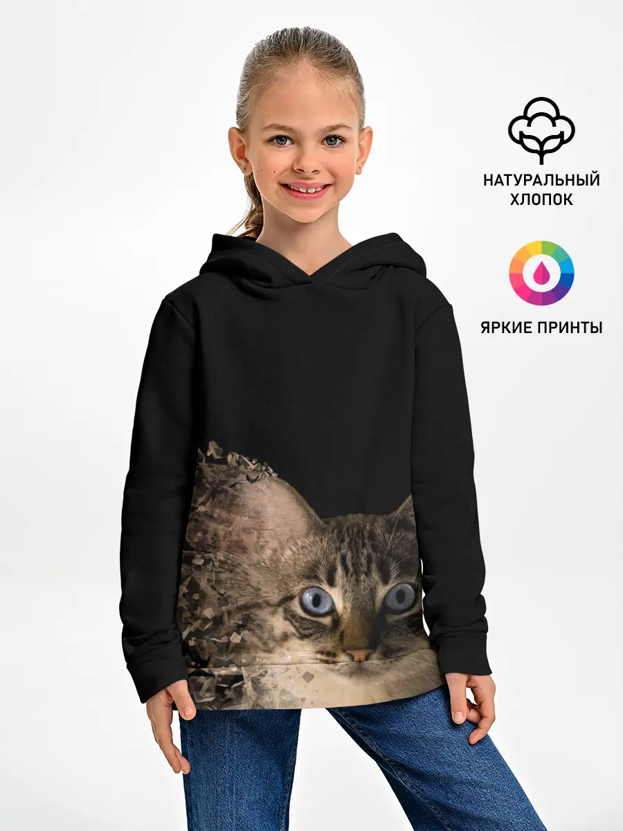 Детское худи / Disintegrating Cat