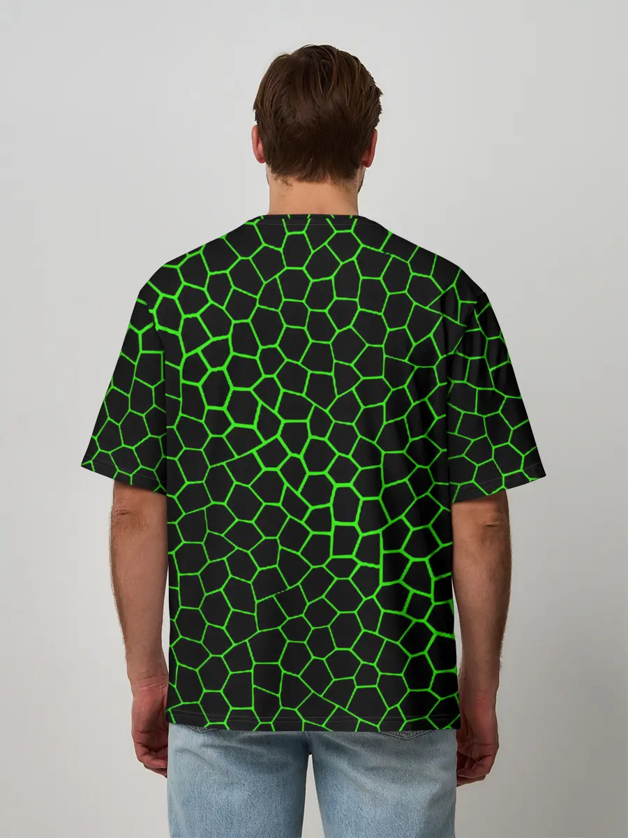 Мужская футболка оверсайз / minecraft