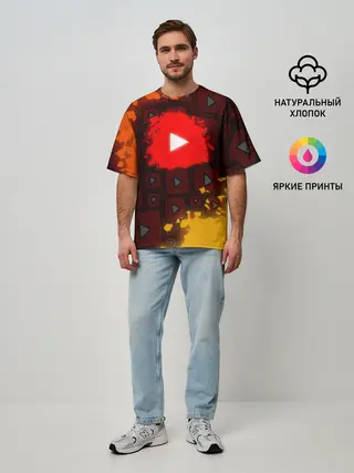 Мужская футболка оверсайз / YouTube