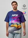 Мужская футболка оверсайз / NEED FOR SPEED - HEAT