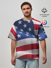 Мужская футболка оверсайз / USA