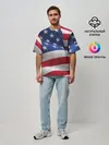 Мужская футболка оверсайз / USA