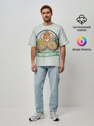 Мужская футболка оверсайз / The Root Pack