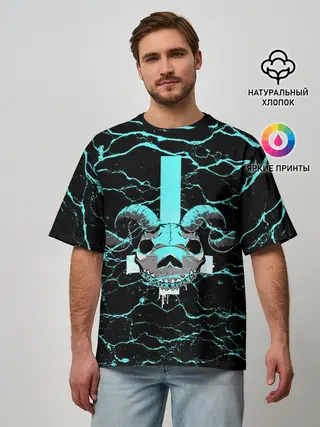 Мужская футболка оверсайз / Жертвоприношение Исаака