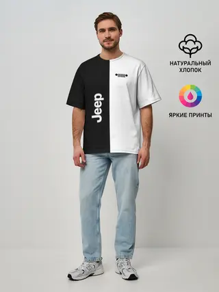 Мужская футболка оверсайз / Jeep