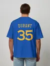 Мужская футболка оверсайз / Kevin Durant форма GSW