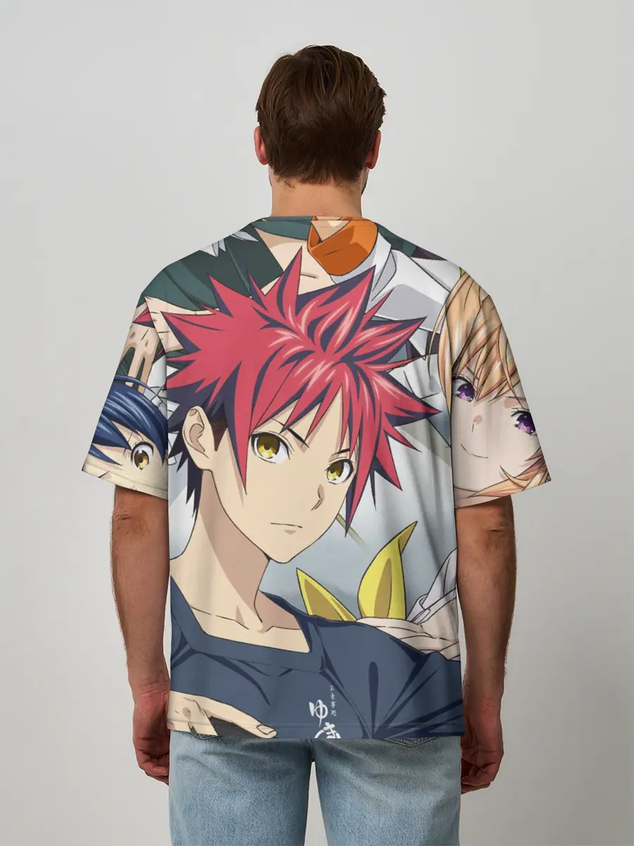 Мужская футболка оверсайз / Кулинарные поединки Сомы