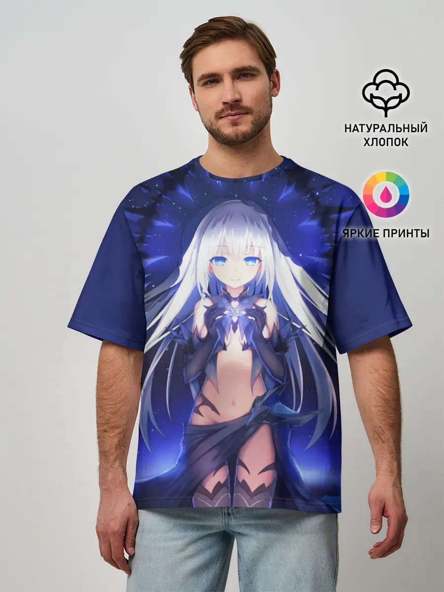 Мужская футболка оверсайз / Рандеву с Жизнью Аниме