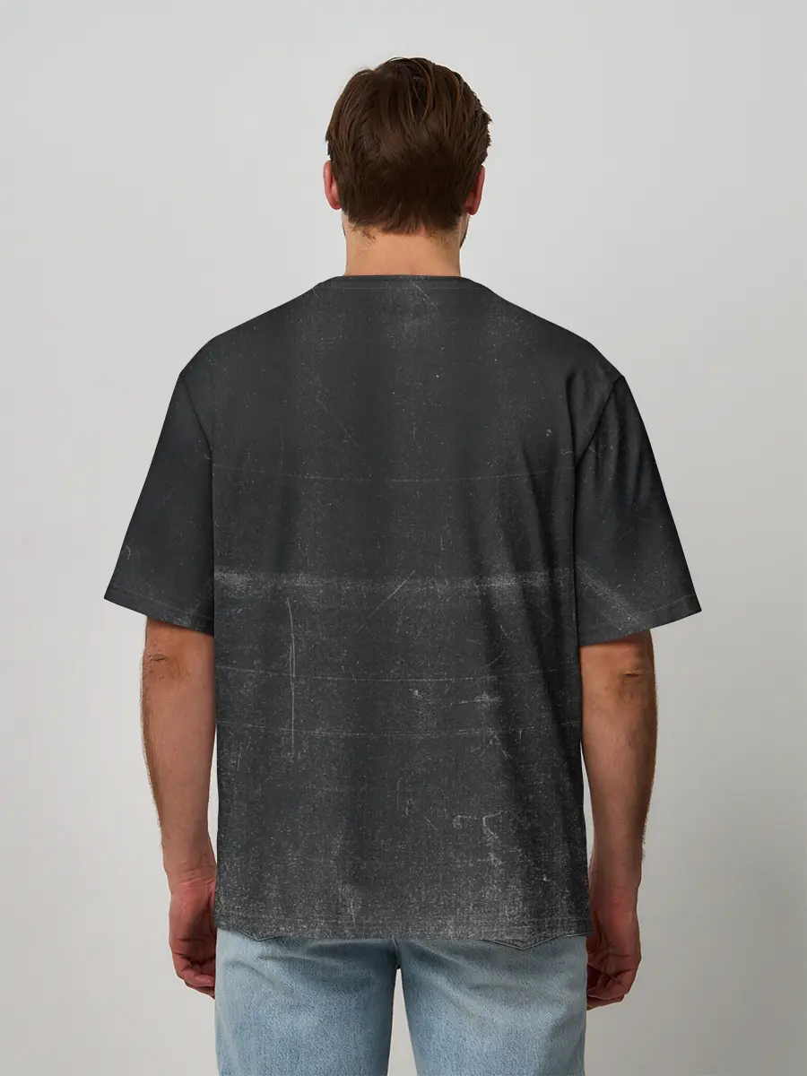 Мужская футболка оверсайз / настольный теннис