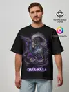 Мужская футболка оверсайз / Dark souls Abyss walker