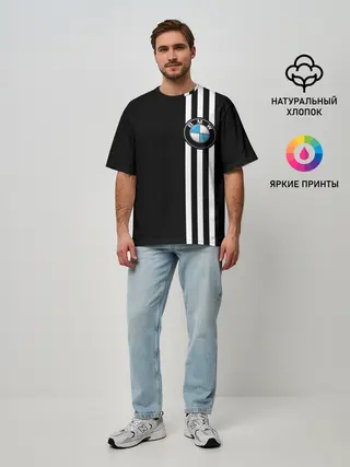 Мужская футболка оверсайз / BMW SPORT