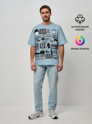 Мужская футболка оверсайз / Sherlock