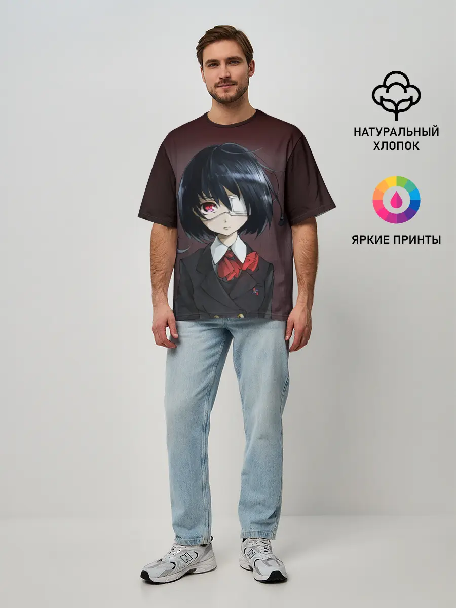 Мужская футболка оверсайз / Иная Аниме