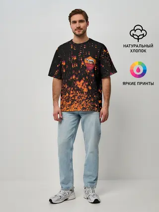 Мужская футболка оверсайз / Roma.