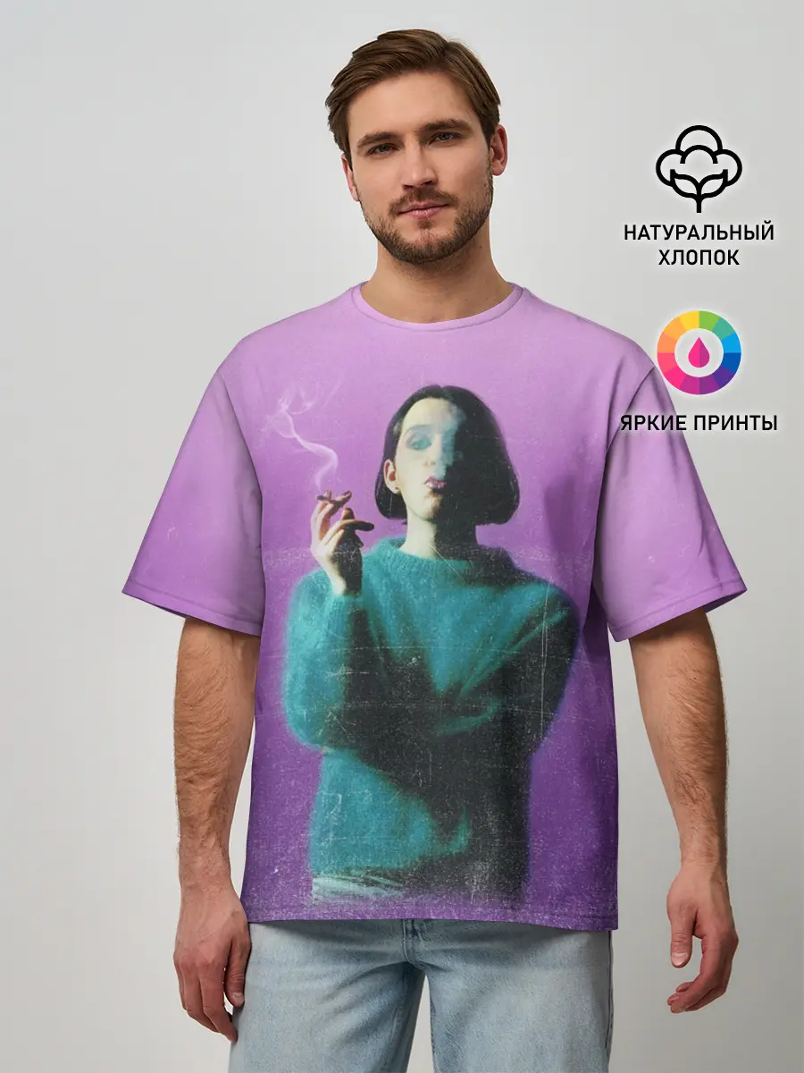 Мужская футболка оверсайз / PLACEBO