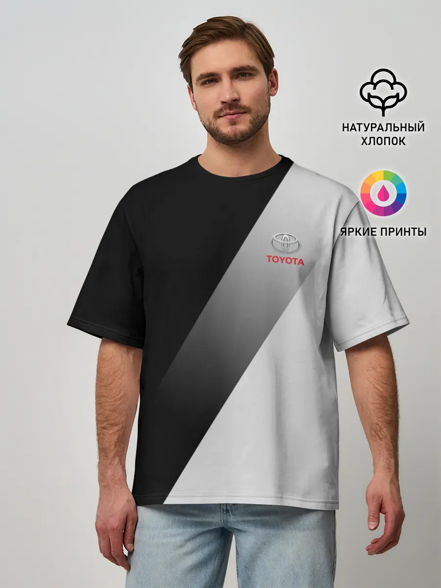 Мужская футболка оверсайз / TOYOTA | ТОЙОТА ELITE