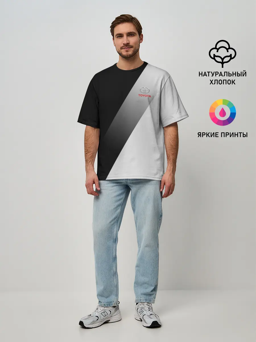 Мужская футболка оверсайз / TOYOTA | ТОЙОТА ELITE