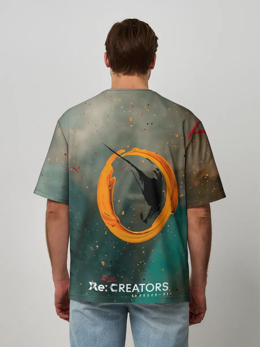 Мужская футболка оверсайз / Rem