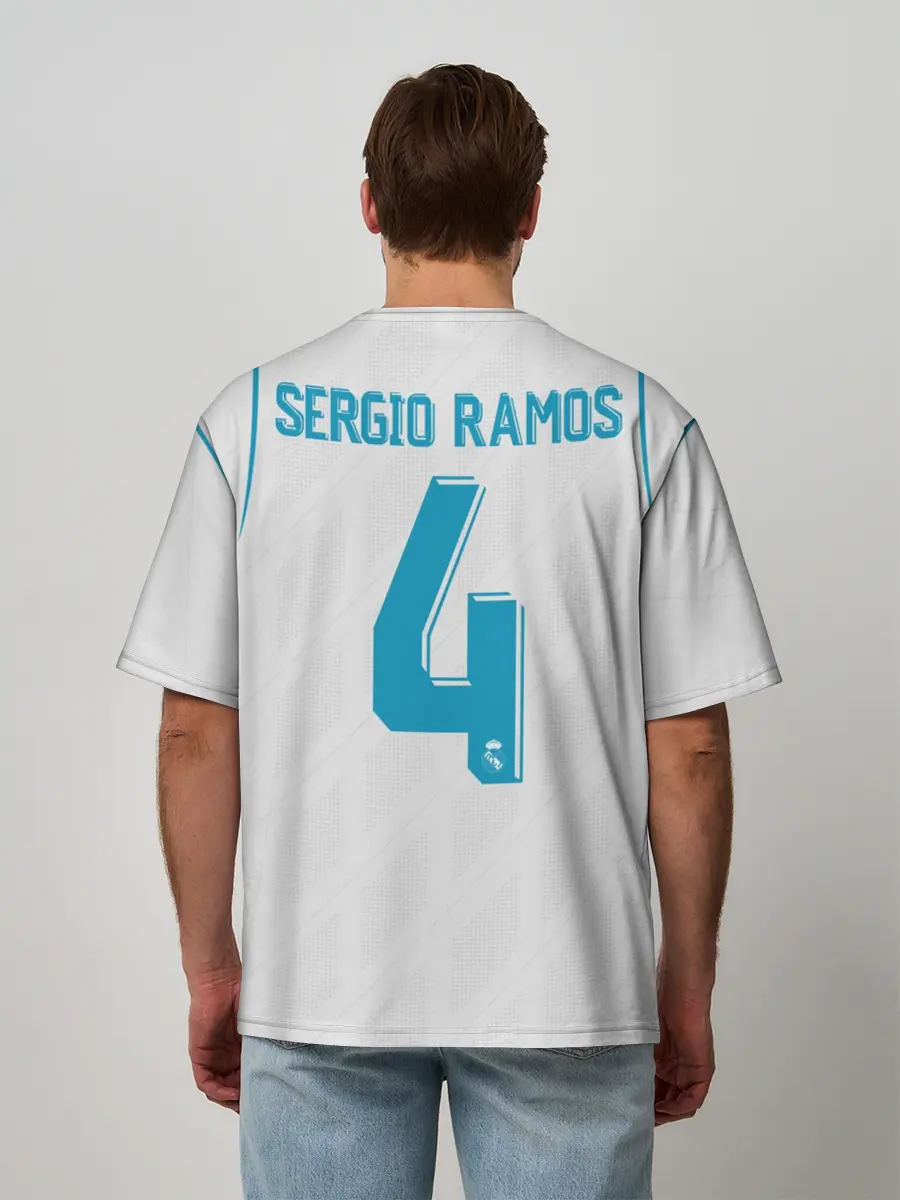 Мужская футболка оверсайз / Ramos 17-18