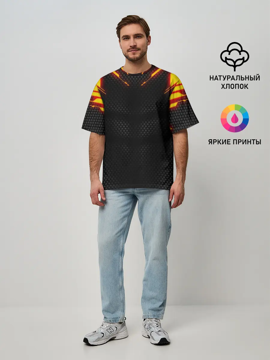 Мужская футболка оверсайз / CYBERPUNK 2077