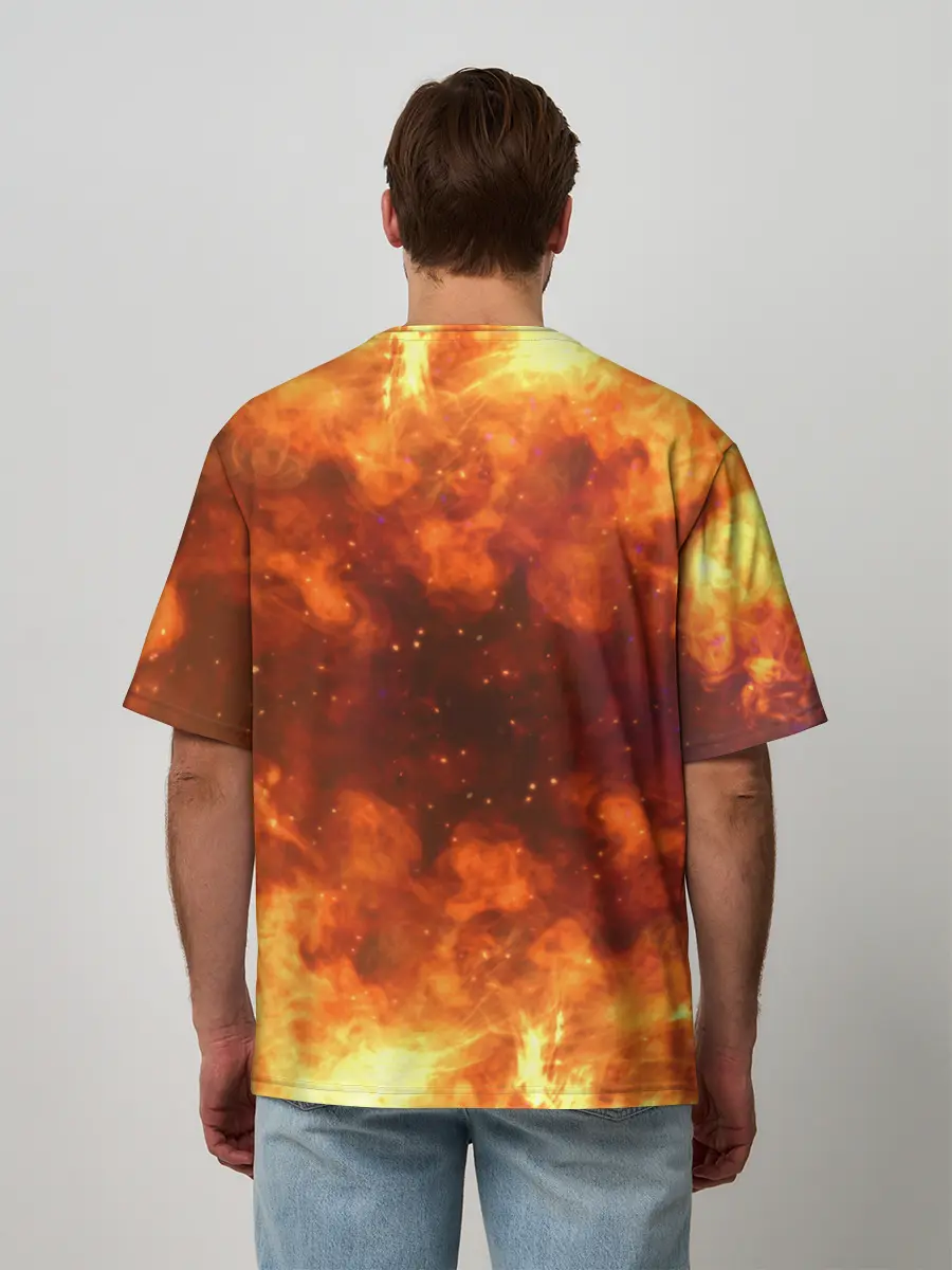 Мужская футболка оверсайз / Nightmare | Найтмар