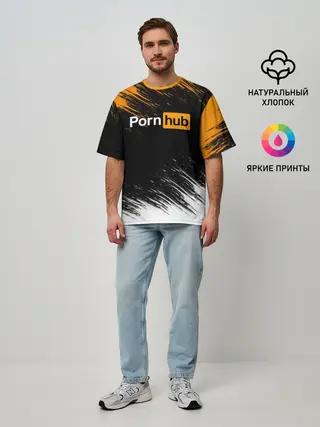 Мужская футболка оверсайз / Порно