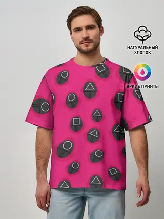 Мужская футболка оверсайз / Игра в кальмара | TКК